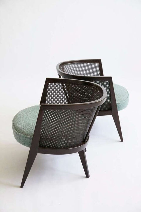 Streamlined Elegance Rattan Chair