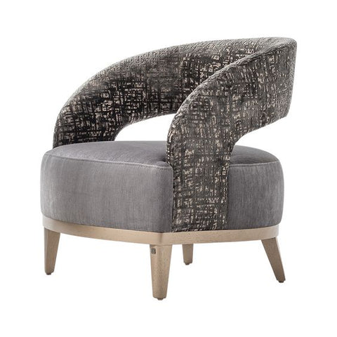 Mid-Century Modern Velvet Lounge Chair