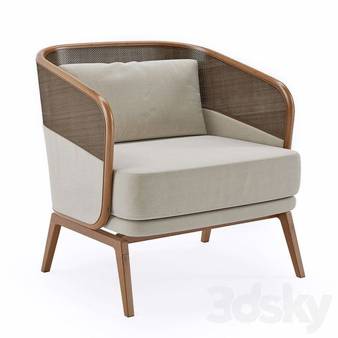 Luxe Lounge Chair with Ottoman