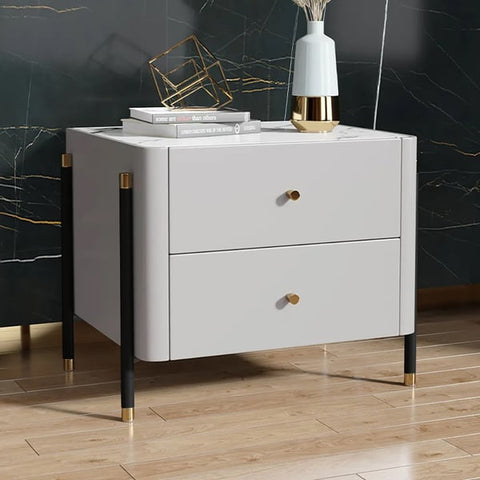 Glamour and Durability: PU Polish and PVD SS304 Side Table