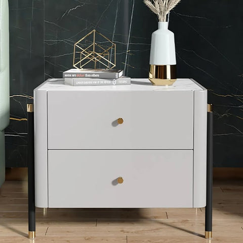 Glamour and Durability: PU Polish and PVD SS304 Side Table