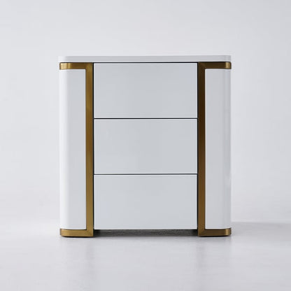 Upgrade Your Decor with PU Polished Side Table and PVD SS304 Legs