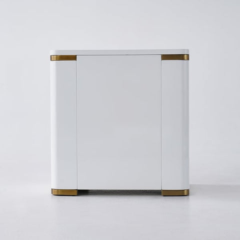 Upgrade Your Decor with PU Polished Side Table and PVD SS304 Legs