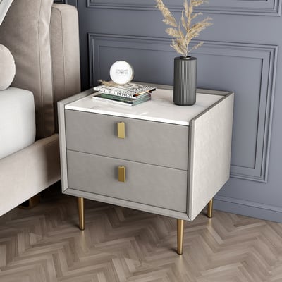 Contemporary Fabric Side Table: Trendy and Functional