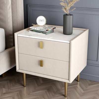 Contemporary Fabric Side Table: Trendy and Functional