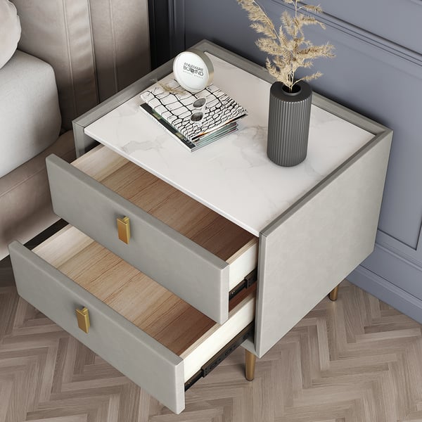 Contemporary Fabric Side Table: Trendy and Functional