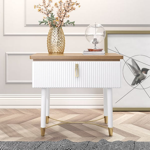 Urban Sophistication: PU Polish and PVD SS304 Side Table