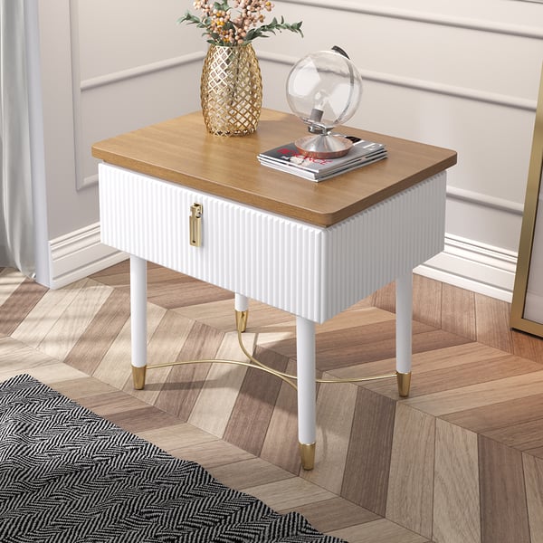 Urban Sophistication: PU Polish and PVD SS304 Side Table