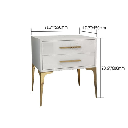 PU Polished Side Table with PVD-Coated SS304 Legs – Stylish Addition