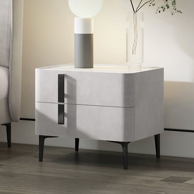 Contemporary Living: PU Polish and PVD SS304 Metal Side Table