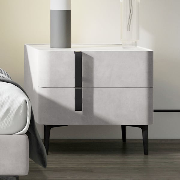 Contemporary Living: PU Polish and PVD SS304 Metal Side Table