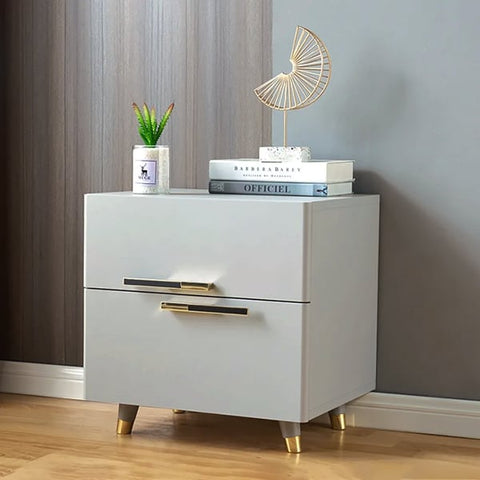 Chic and Durable: PU Polished Side Table with PVD SS304 Accents