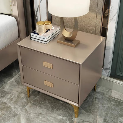 Contemporary Charm: PU Polish and PVD SS304 Metal Side Table