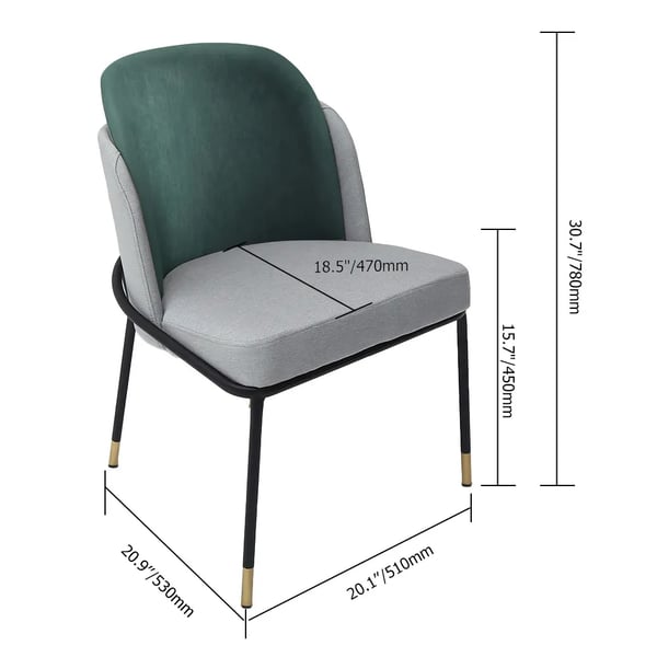 The Customized Plush Dining Elegance Chair