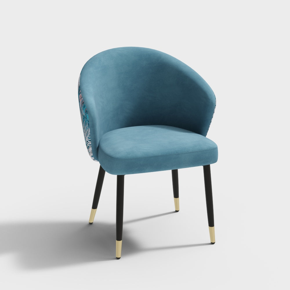 The Luxe Italian Opulence Oasis Dining Chair