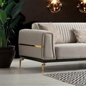 The Customized PVD Plush Luxury Sofa