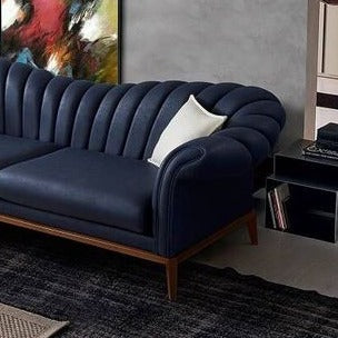 The Customized PVD Plush Italian Sofa